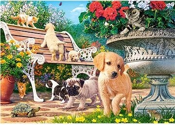 CASTORLAND Puzzle Hra na schovávačku 500 dielikov