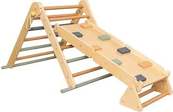 Derrson Piklerov trojuholník 3 v 1 – rebrík + lezecká stena + kladina W5339