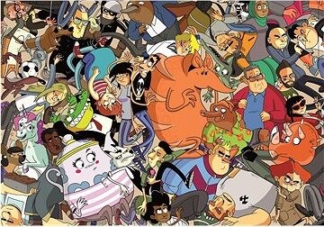 CLEMENTONI Netflix: Tenhle svět mě nedostane (Zerocalcare IV) 1000 dílků