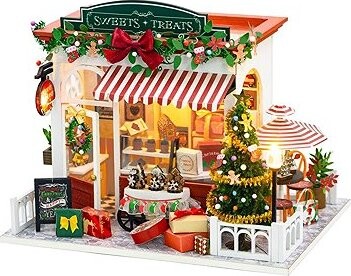 Dvěděti Miniatura domečku Vánoční cukrárna