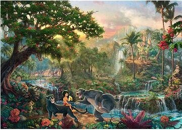 Puzzle Kniha džunglí 1000 dílků