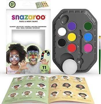 SNAZAROO Sada pro malování na obličej Rainbow 11 dílů