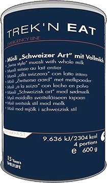 Trek'n eat Emergency Food Švýcarské müsli s mlékem 600 g