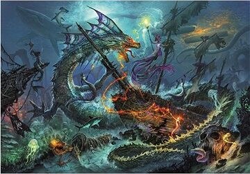 CLEMENTONI Podmorská bitka 3000 dielikov