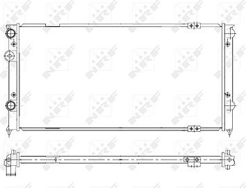 NRF Chladič, chladenie motora 58929