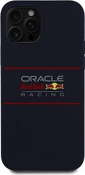 Red Bull Silicone Horizontal Logo MagSafe Zadný Kryt pre iPhone 12/12 Pre Navy
