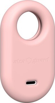 AlzaGuard Silicone Keychain pre Samsung SmartTag 2 – ružové