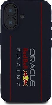 Red Bull Silicone Vertical Logo MagSafe Zadný Kryt pre iPhone 16 Navy