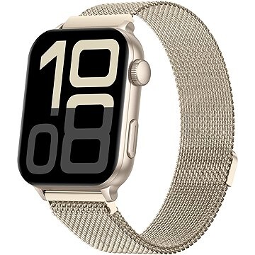 ARMODD Prime 3 GPS zlatá s kovovým + silikónovým remienkom