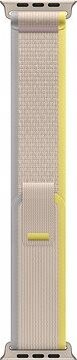 Apple Watch 49 mm žlto-béžový Trailový tah – M/L