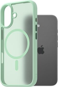 AlzaGuard Matte Case Compatible with MagSafe pre iPhone 17 zelený