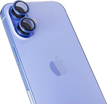 Epico hliníkové ochranné sklo na šošovky fotoaparátu pre iPhone 16/16 Plus – ultramarínová