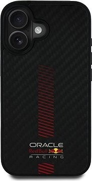 Red Bull Carbon Powerbar MagSafe Zadný Kryt pre iPhone 16 Black