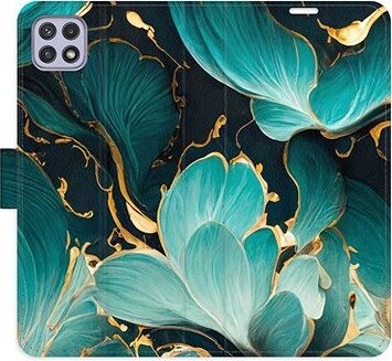 iSaprio flip puzdro Blue Flowers 02 pre Samsung Galaxy A22 5G