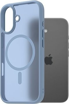 AlzaGuard Matte Case Compatible with MagSafe pre iPhone 17 svetlo modrý