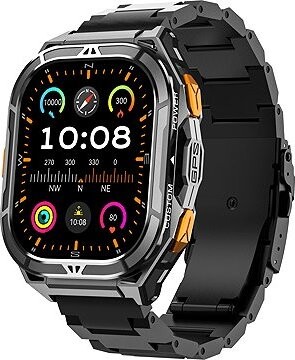 ARMODD Titan čierne s kovovým remienkom