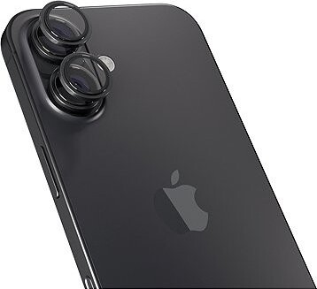 Epico hliníkové ochranné sklo na šošovky fotoaparátu pre iPhone 16/16 Plus – čierna