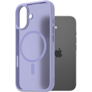 AlzaGuard Matte Case Compatible with MagSafe pre iPhone 17 svetlo fialový