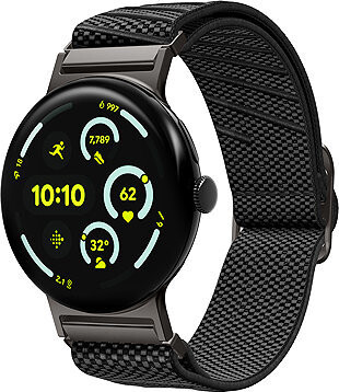 Spigen Lite Fit X Band Google Pixel Watch 4/3/2/1 41mm Black