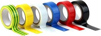 AMIO páska izolačná 15 mm × 5 m farebná sada 6 ks