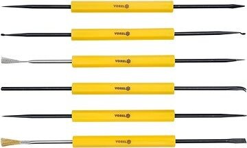 VOREL Sada prípravkov na demontáž elektronických súčiastok, 6 ks TO-79398