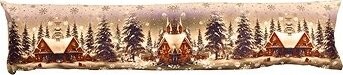 Forbyt CYH6019R Vánoční okenní polštář 20 × 85 cm, Zasněžená krajina