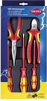 KNIPEX Elektro set VDE Sada klieští a skrutkovačov, 5 ks 00 20 13