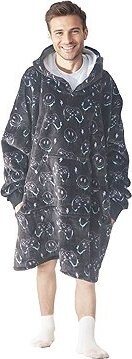 Cozy Noxxiez PC hráč potlač – hrejivá televízna mikinová deka pre tínedžerov a dospelých