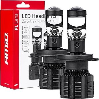Amio Źárovnka LED H4 12V-24V projekční, 2 ks
