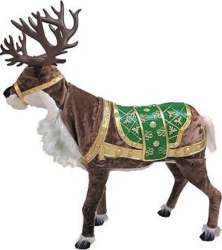 FUNNYFASHION Vánoční sob, pohyblivý se zvukem, 135 cm