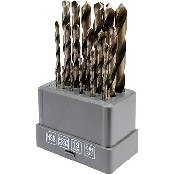 STHOR Vrtáky na kov HSS 135° v súprave TO-21999