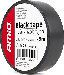 AMIO páska izolačná 25 mm × 9 m čierna