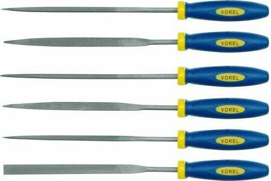 VOREL Pilníky ihlové 180 mm v sade TO-25353