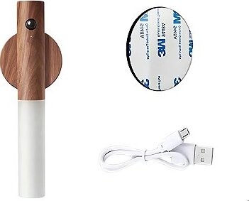 Verk 27191 Nástěnná LED lampa magnetická s pohybovým senzorem tmavě hnědá