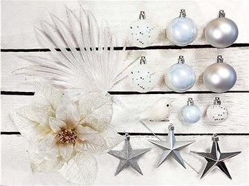 LAALU – Súprava ozdôb ČERVENÝ SOB na stromčeky do 100 cm