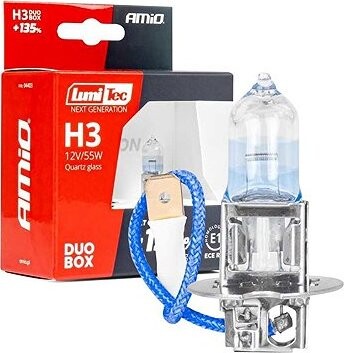 Amio LumiTec H3 12V 55 W PK22 +135% 2 ks