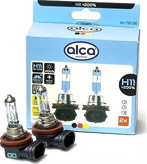 Amio ALCA H11 12V 55 W PX26d + 200% E-homologace