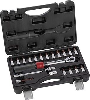 Kreator KRT503101 Momentový kľúč sada 21 ks 1/4