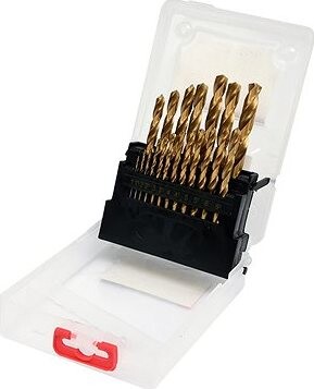 YATO Vrtáky do železa HSS-TiN sada 19 ks 1 – 10mm YT-44675