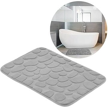Home Life Koupelnová předložka SOFT FOAM 40 × 60 cm obdélník, šedá