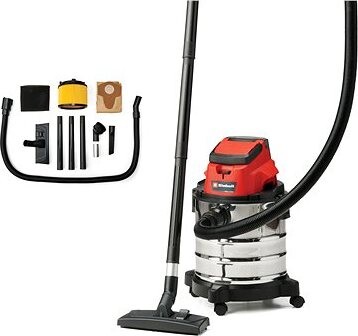 EINHELL Vysávač na mokré a suché vysávanie Aku TC-VC 18/20 Li S-Solo, 2347130 (bez aku)