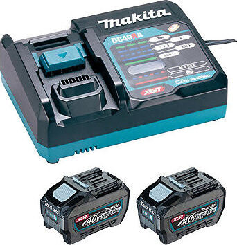 MAKITA Súprava Li-Ion XGT 40 V 2× Akumulátor BL4050F + Nabíjačka DC40RA