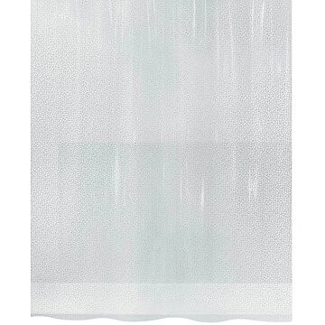 Spirella sprchový záves GALETS, motív kamienky, biely, PEVA, 180 × 200 cm