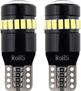 AMIO LED CANBUS 12V/24V 5 W W2,1x9,5d čiré, 2 ks