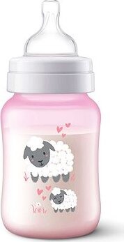 Philips AVENT Fľaša Anti-colic 260 ml – ružová ovečka