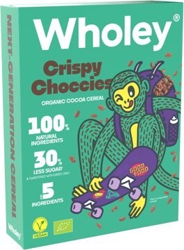 Wholey Crispy Choccies cereálie BIO 275 g