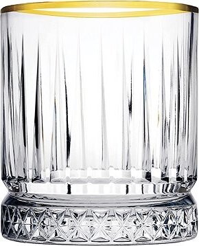 Pasabahce Elysia Gold Poháre na whisky, 0,35 l, balenie 4 ks