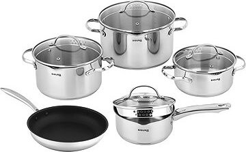 Siguro Pure Delight Súprava riadu, 9 ks, súprava hrncov + panvica 24 cm