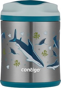 Contigo Kids Food Jar závitová termoska 300 ml žraloky