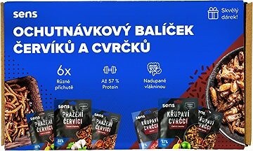 SENS Ochutnávkový balíček svrčkov & červíkov 6 ks
